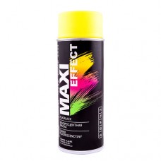 Maxi Color Емаль аерозольна флуоресцентна, жовта, 400мл